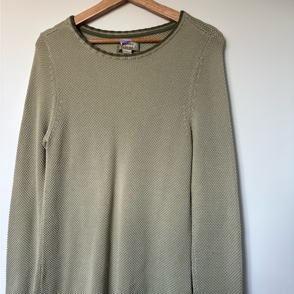 Vintage Tommy Bahama Sage Green Cotton Sweater | Size Small - Picture 4 of 7